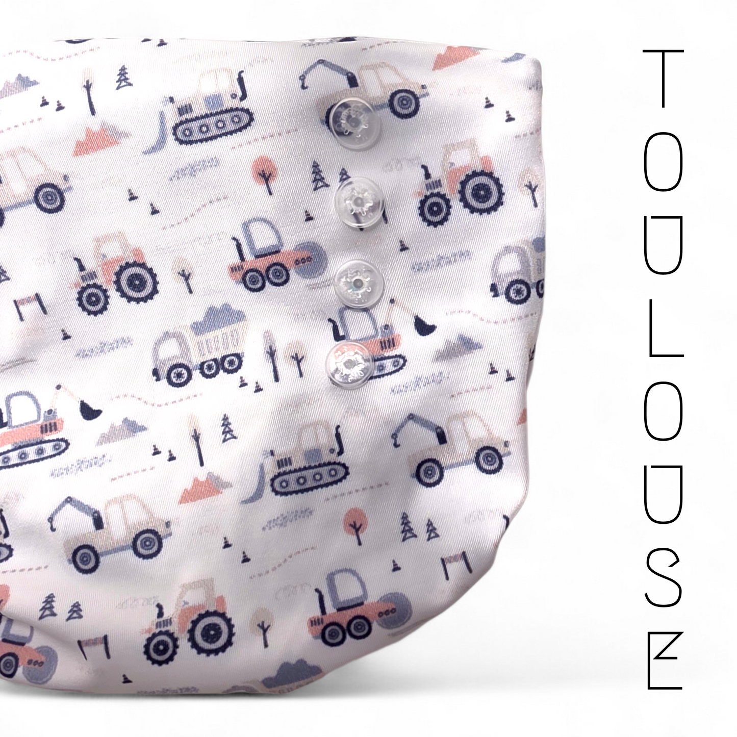 TOULOUSE - Egyméretes csónakos mosható pelenka