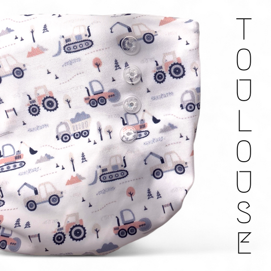 TOULOUSE - Egyméretes csónakos mosható pelenka