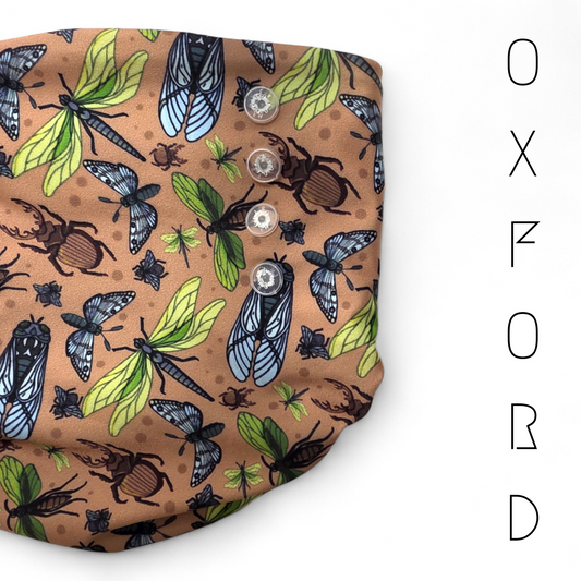 OXFORD - Egyméretes csónakos mosható pelenka