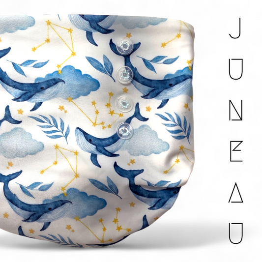 JUNEAU - Egyméretes csónakos mosható pelenka