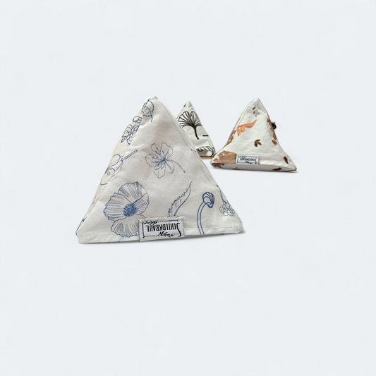 Aromaterápiás Sópiramis- Kék virágos